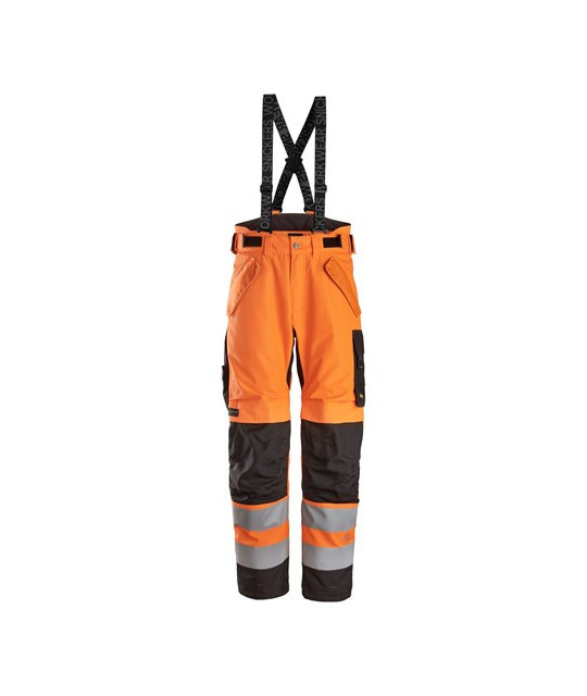 Snickers Workwear AllroundWork, vattentäta byxor 37,5®, varsel klass 2