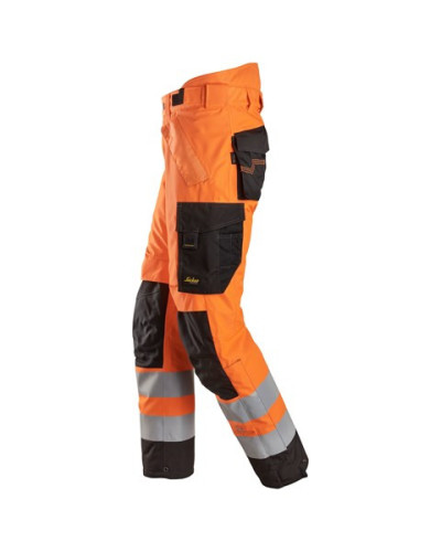 Snickers Workwear AllroundWork, vattentäta byxor 37,5®, varsel klass 2