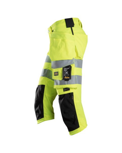 Snickers Workwear Piratbyxor med hölsterfickor, varsel klass 1/2
