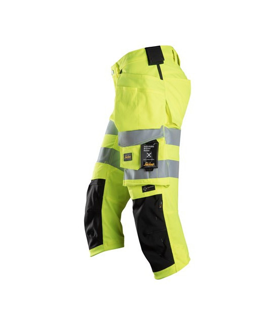 Snickers Workwear Piratbyxor med hölsterfickor, varsel klass 1/2