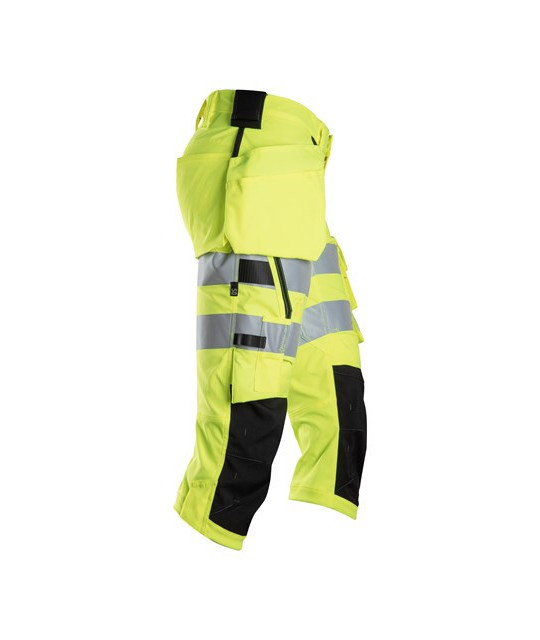Snickers Workwear Piratbyxor med hölsterfickor, varsel klass 1/2