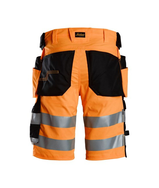 Snickers Workwear Varselshorts i stretch med hölsterfickor, klass 1