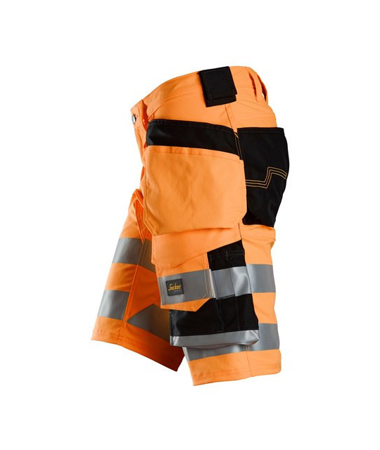Snickers Workwear Varselshorts i stretch med hölsterfickor, klass 1