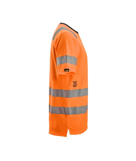 Snickers Workwear T-shirt, varsel klass 2