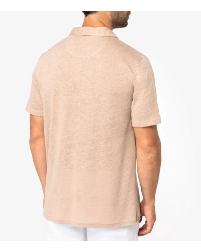 Men’s Linen Polo Shirt