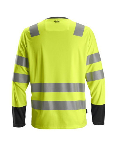Long-sleeved high-visibility shirt class 2