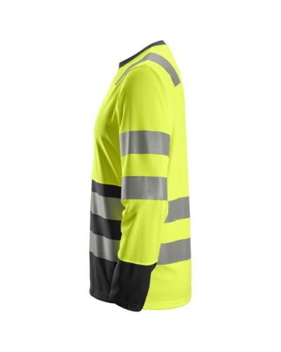 Long-sleeved high-visibility shirt class 2