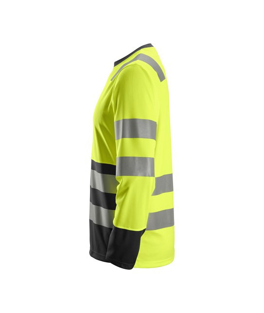 Long-sleeved high-visibility shirt class 2