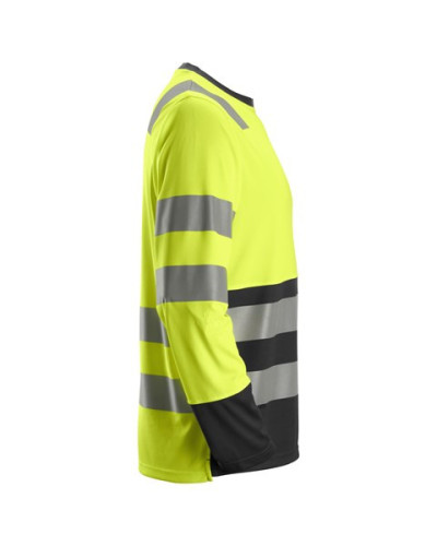 Long-sleeved high-visibility shirt class 2