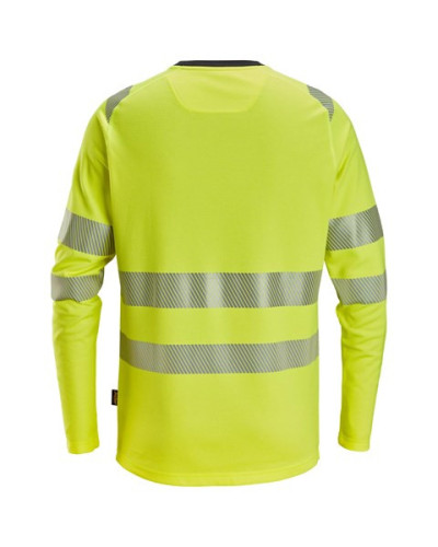 Snickers Workwear Långärmad T-shirt, varsel klass 3