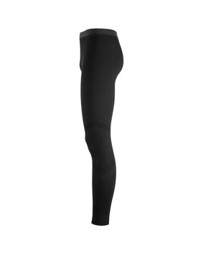 Seamless heat-regulating wool base layer pants