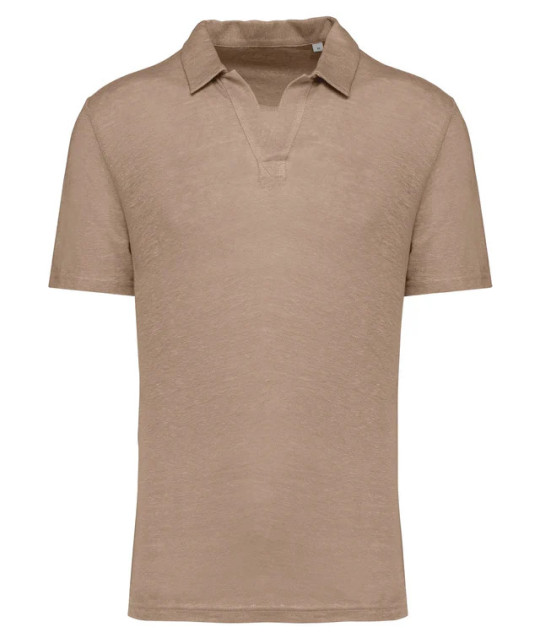Men’s Linen Polo Shirt