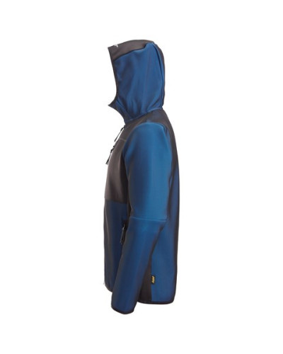 Hoodie with full-length zipper