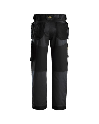 Stretch work trousers with holster pockets