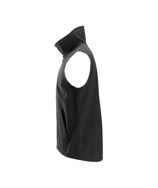 Windproof soft shell vest