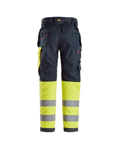 Snickers Workwear Arbetsbyxa med hölsterfickor, varsel klass 1