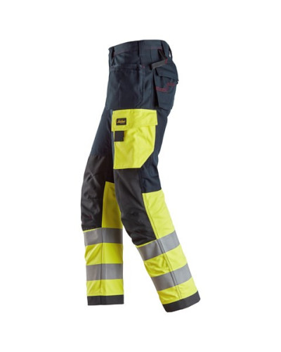 Snickers Workwear Arbetsbyxa med hölsterfickor, varsel klass 1