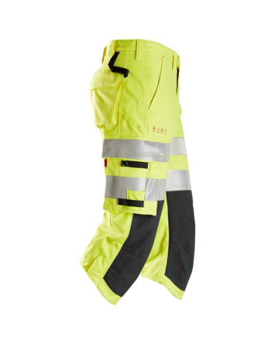 Snickers Workwear Piratbyxor varsel, klass 2