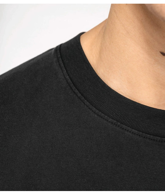 Eco-Friendly Men's Washed Effect Oversized T-shirt