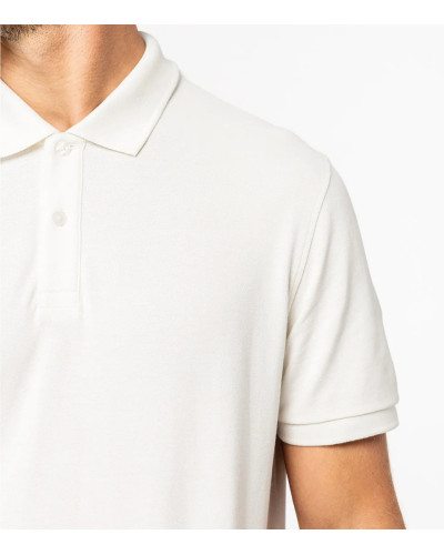 Men's Eco-Friendly Piqué Knit Polo Shirt