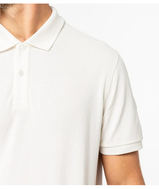 Native Spirit Men's Eco-Friendly Piqué Knit Polo Shirt