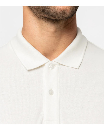 Men's Eco-Friendly Piqué Knit Polo Shirt