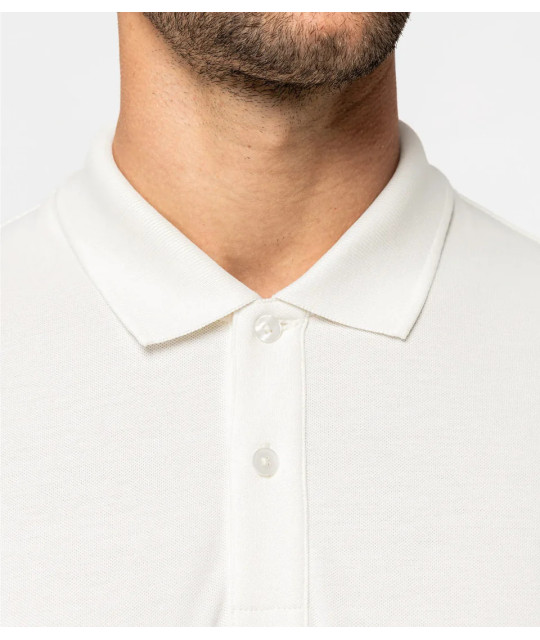 Native Spirit Men's Eco-Friendly Piqué Knit Polo Shirt