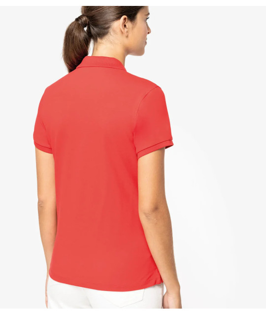 Native Spirit Ladies' Eco-Friendly Piqué Knit Polo Shirt