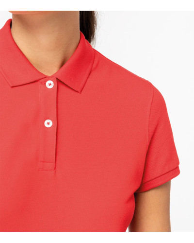 Ladies' Eco-Friendly Piqué Knit Polo Shirt