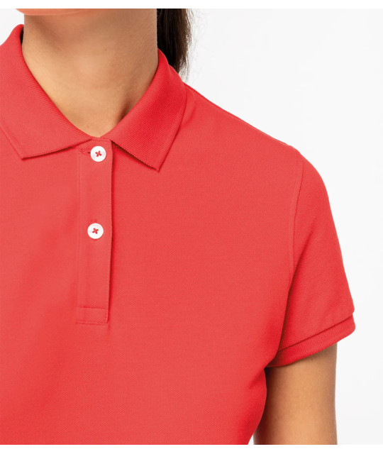 Native Spirit Ladies' Eco-Friendly Piqué Knit Polo Shirt