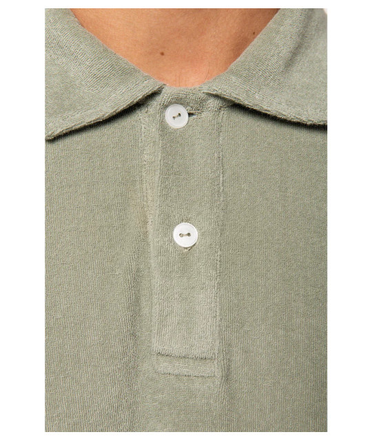 Men's Terry Towel polo shirt