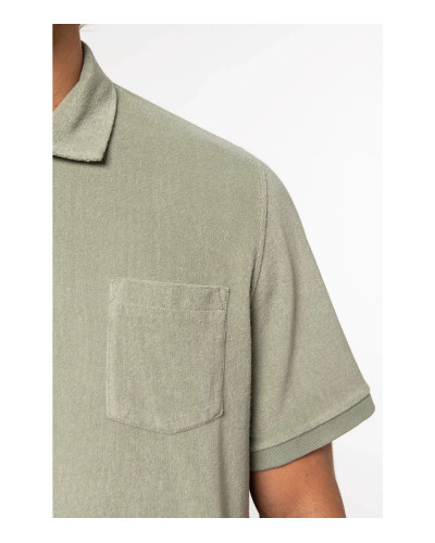 Native Spirit Men's Terry Towel polo shirt
