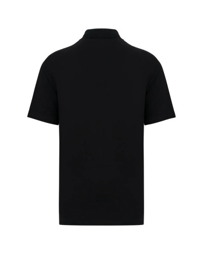 Eco-Friendly Men's Dropped Shoulders Pique Knit Polo Shirt