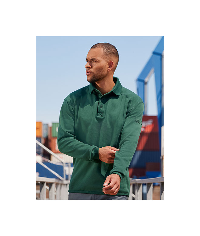 Heavy Duty Workwear Collar Sweatshirt