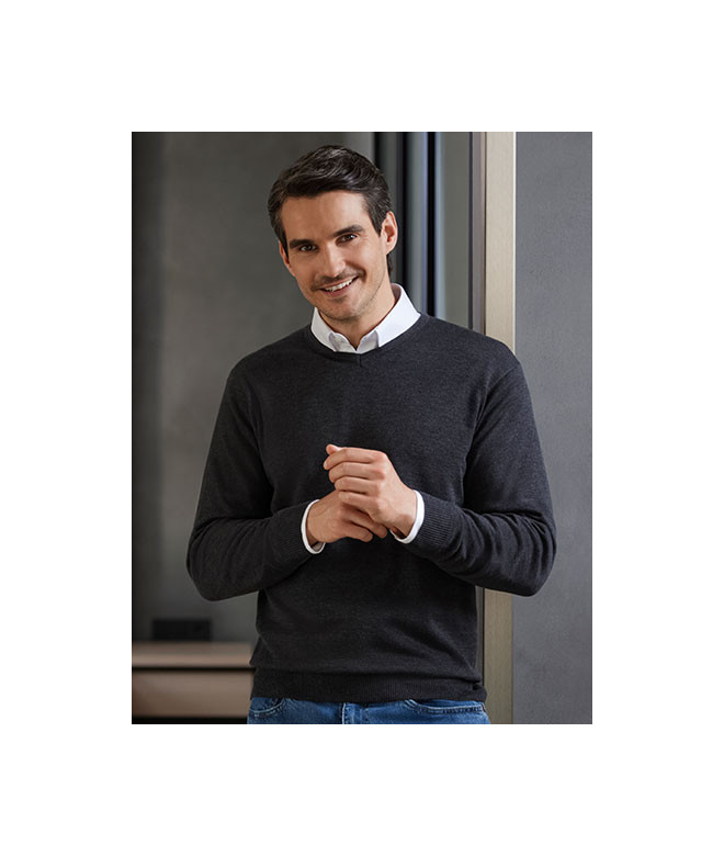Men´s V-Neck Knitted Pullover