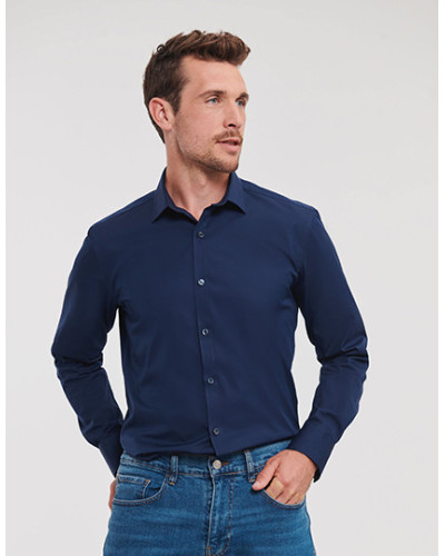 Men's Long Sleeve Fitted Ultimate Stretch Shirt