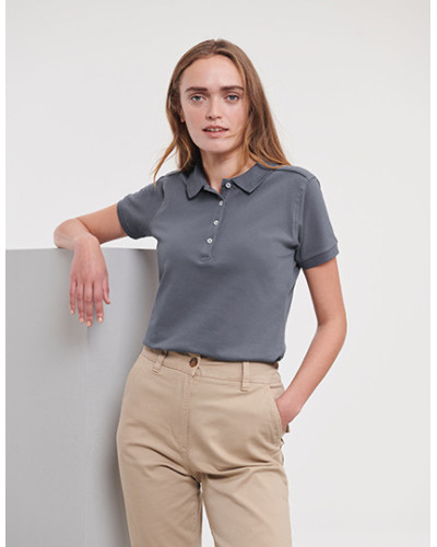 Ladies' Fitted Stretch Polo