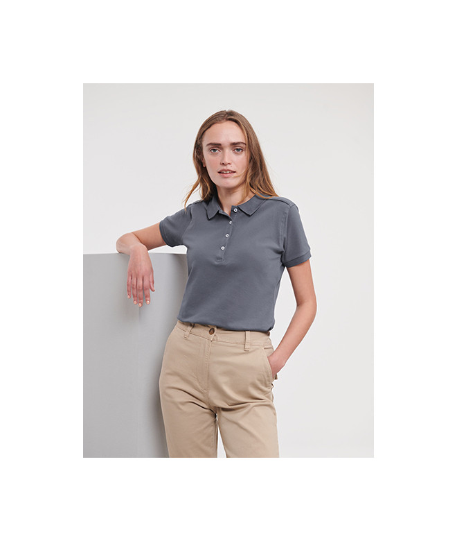 Ladies' Fitted Stretch Polo