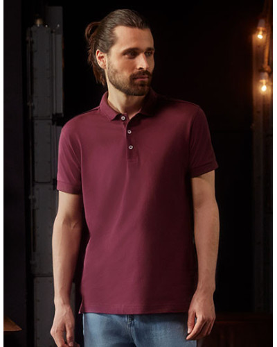 Men's Fitted Stretch Polo