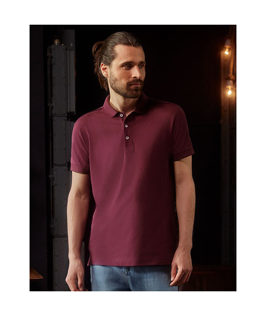 Men's Fitted Stretch Polo