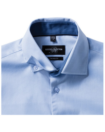 Russell Athletic Collection Men's Long Sleeve Tailored Contrast Her...