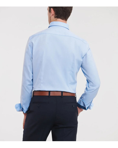 Russell Athletic Collection Men's Long Sleeve Tailored Contrast Her...