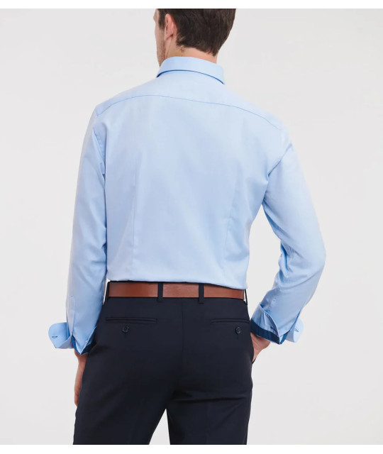 Russell Athletic Collection Men's Long Sleeve Tailored Contrast Her...