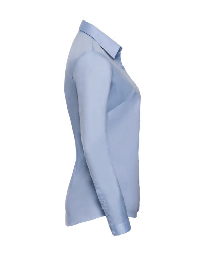 Russell Athletic Collection Ladies' Long Sleeve Tailored Herringbon...