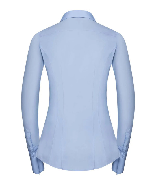 Russell Athletic Collection Ladies' Long Sleeve Fitted Ultimate Str...