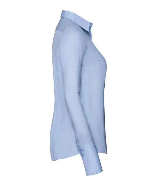 Ladies' Long Sleeve Fitted Ultimate Stretch Shirt