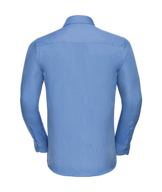 Russell Athletic Collection Men's Long Sleeve Tailored Polycotton P...