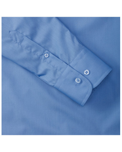 Russell Athletic Collection Men's Long Sleeve Tailored Polycotton P...