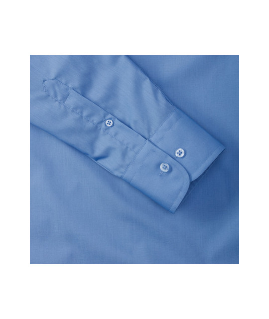 Russell Athletic Collection Men's Long Sleeve Tailored Polycotton P...