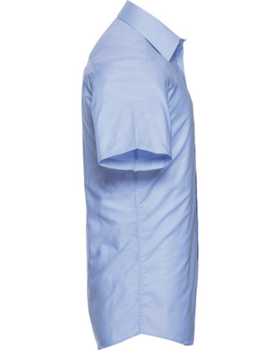 Russell Athletic Collection Men's Short Sleeve Tailored Oxford Shirt